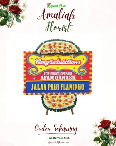 Sewa Papan Bunga Kepet